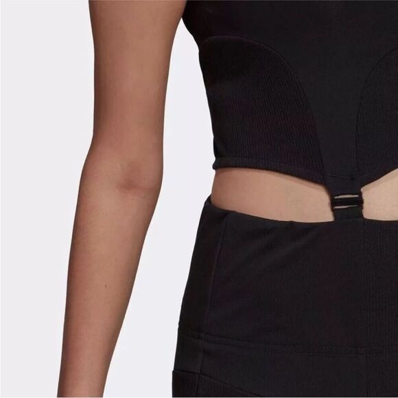 ADIDAS | Always Original Two in One Black Cutout Dress Women’s Size Medium - Picture 3 of 13